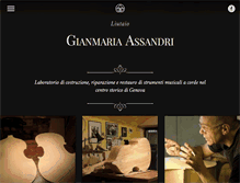 Tablet Screenshot of gianmariaassandri.com
